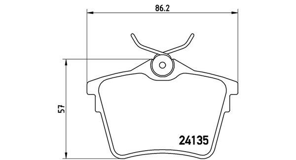 MAGNETI MARELLI Bremžu uzliku kompl., Disku bremzes 363700461079